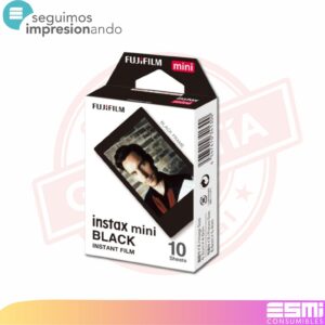 Película Fujifilm Instax Mini Black (10 Hojas)