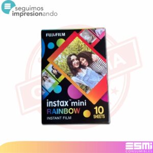 Película Fujifilm Instax Mini Rainbow (10 hojas)