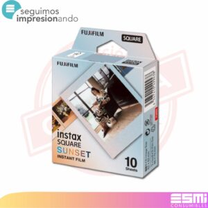 Película Fujifilm Instax Square Atardecer (10 Hojas)