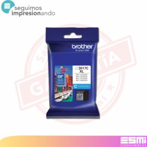 TINTA BROTHER ORIGINAL LC-3017XL CYAN (ALTO RENDIMIENTO)