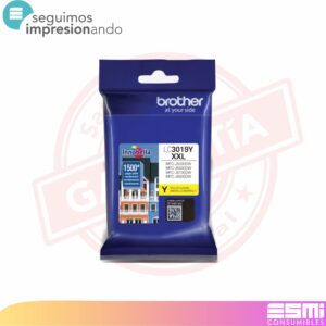 TINTA BROTHER ORIGINAL LC-3019XXL YELLOW (ALTO RENDIMIENTO)