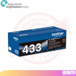 TONER BROTHER ORIGINAL TN-433 NEGRO (ALTO RENDIMIENTO)
