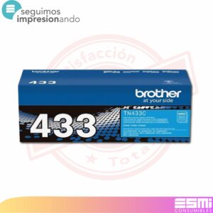 TONER BROTHER ORIGINAL TN-433 CYAN (ALTO RENDIMIENTO)