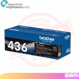 TONER BROTHER ORIGINAL TN-436 NEGRO (ALTO RENDIMIENTO)